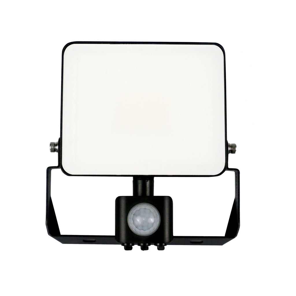Frameless Floodlight, 10W,1200lm, 6500K, PIR, IP65
