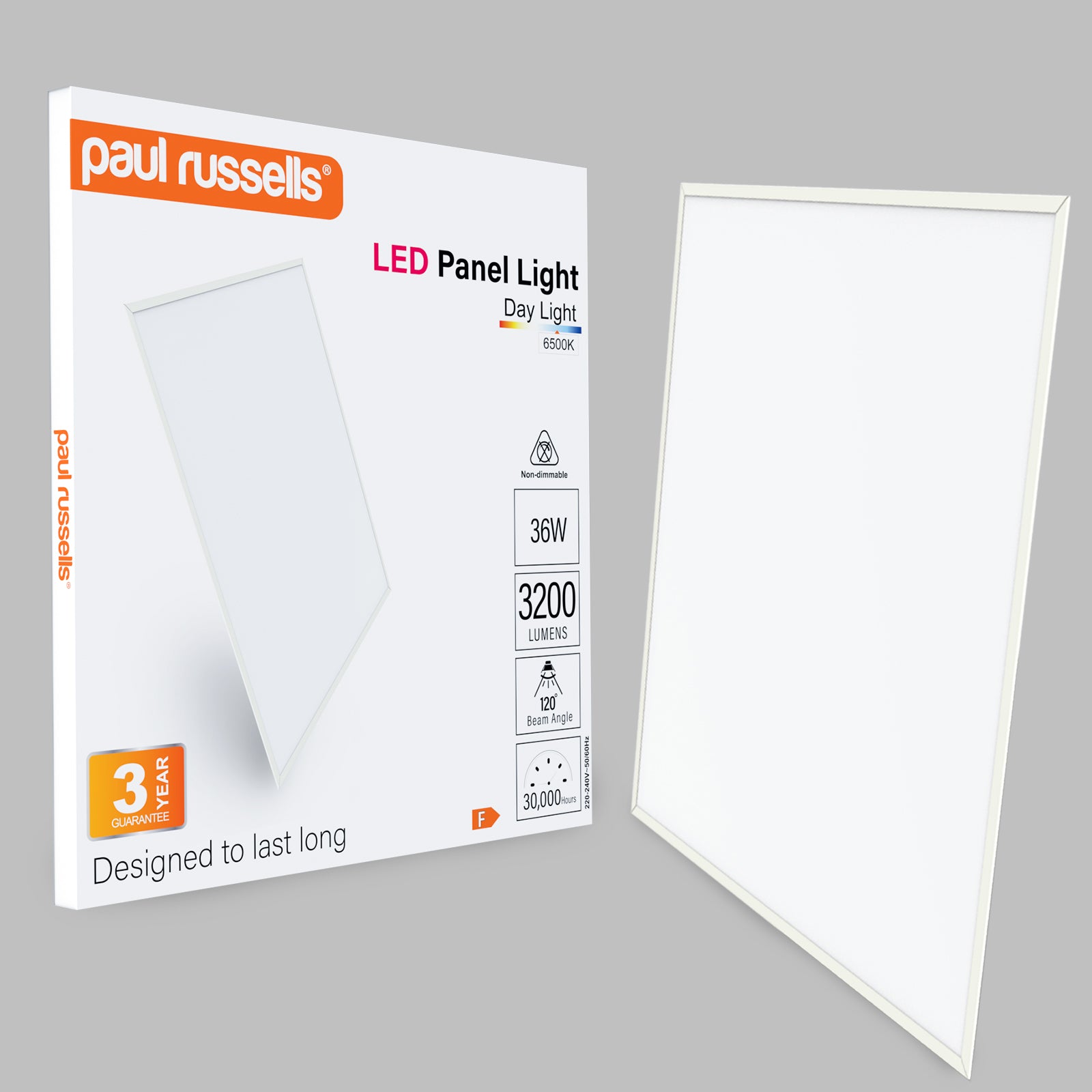 LED Square Panel 36W IP20 Day Light 6500K Ultra Slim Ceiling Light Bulbs