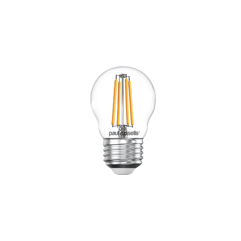 4.5W LED Filament, Golf, E27, 470lm, Dim, 2700K