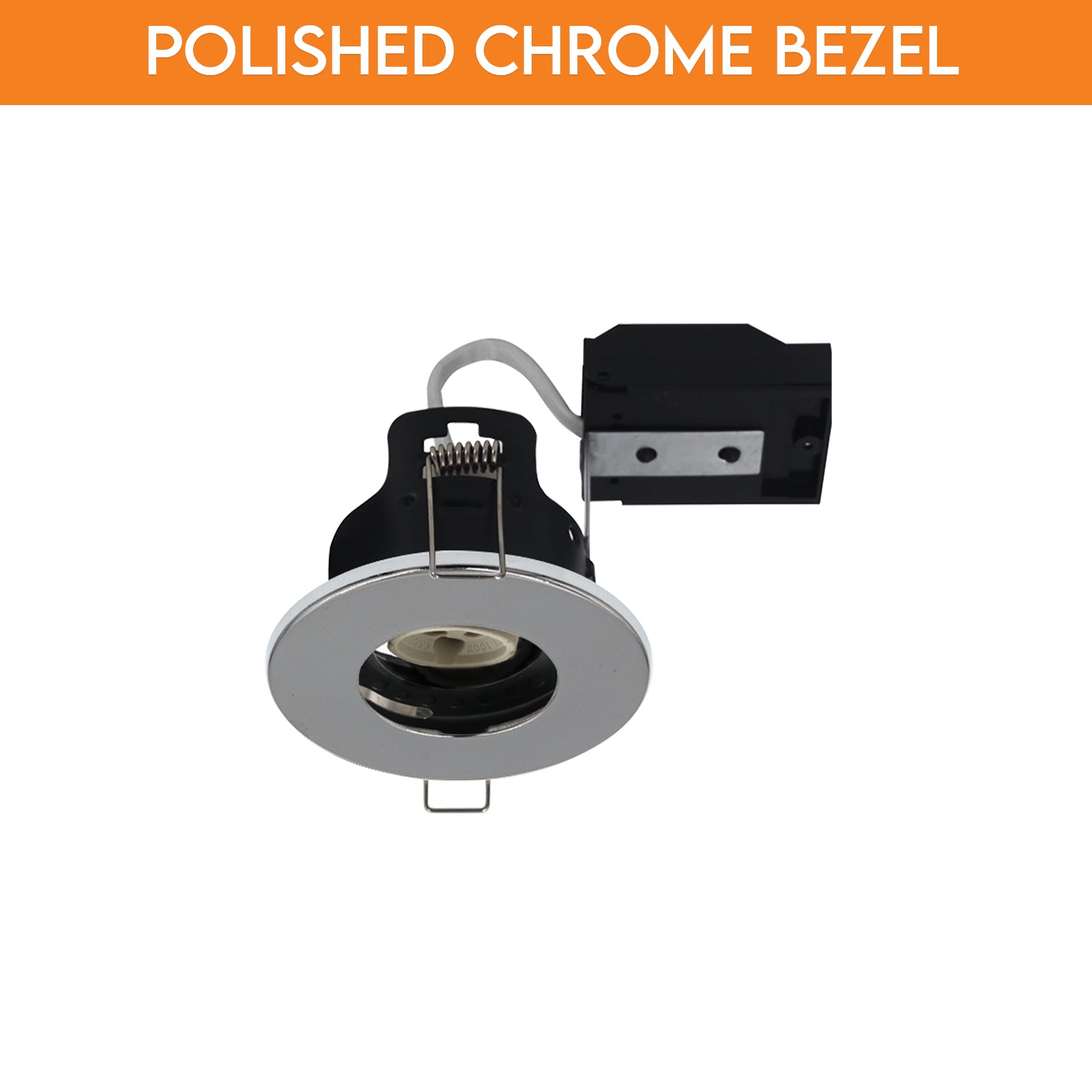 LED Fire Rated Downlights, Recessed Ceiling Lights IP20, Bezel Available In 5 Different Colours