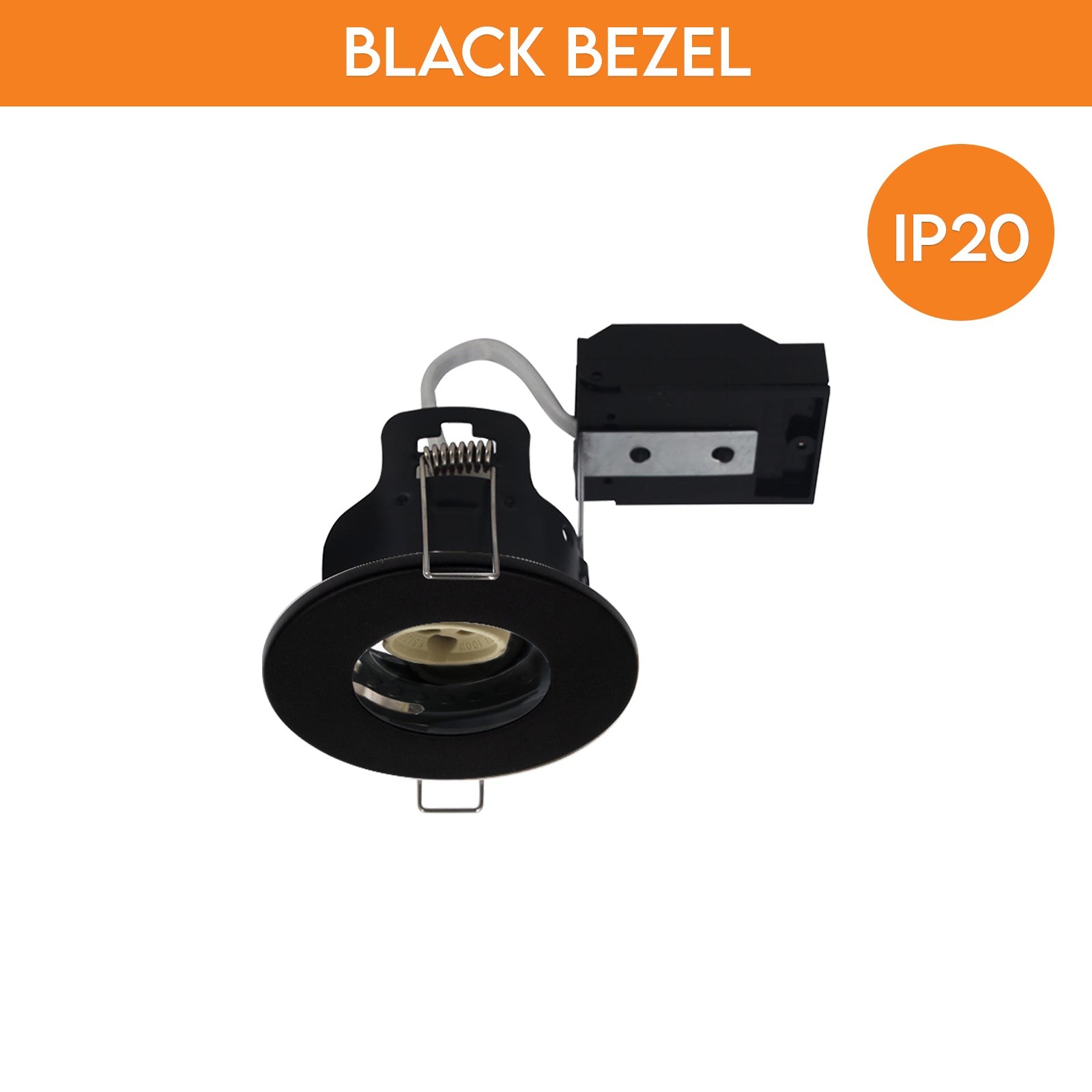 LED Fire-Rated Downlights | Recessed Ceiling Lights (IP20) with 5 Bezel Color Options