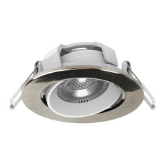Tiltable Downlight,4.8W, 400lm,Warm, Non-Dim, IP44 