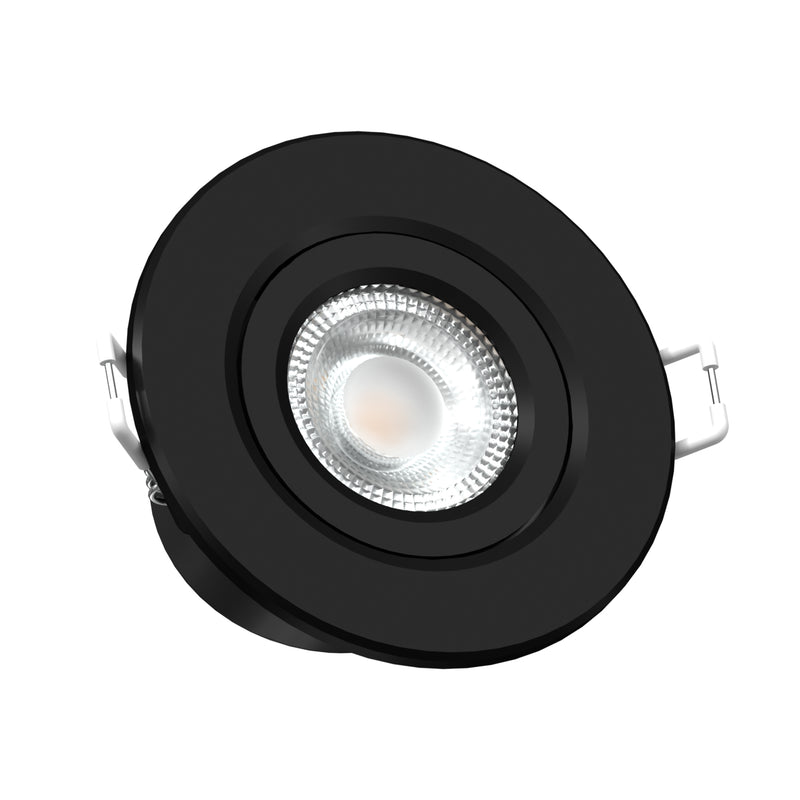 3CCT, Tiltable Downlight, 6W,520lm, Dim, IP44