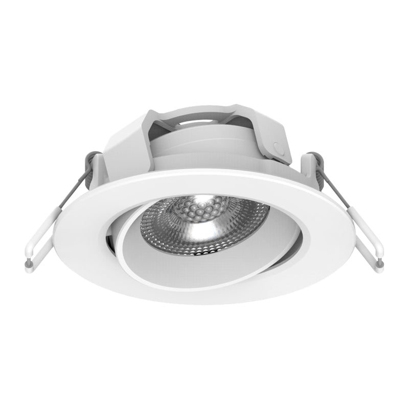 Tiltable Downlight, 4.8W,400lm,Warm, Non-Dim, IP44