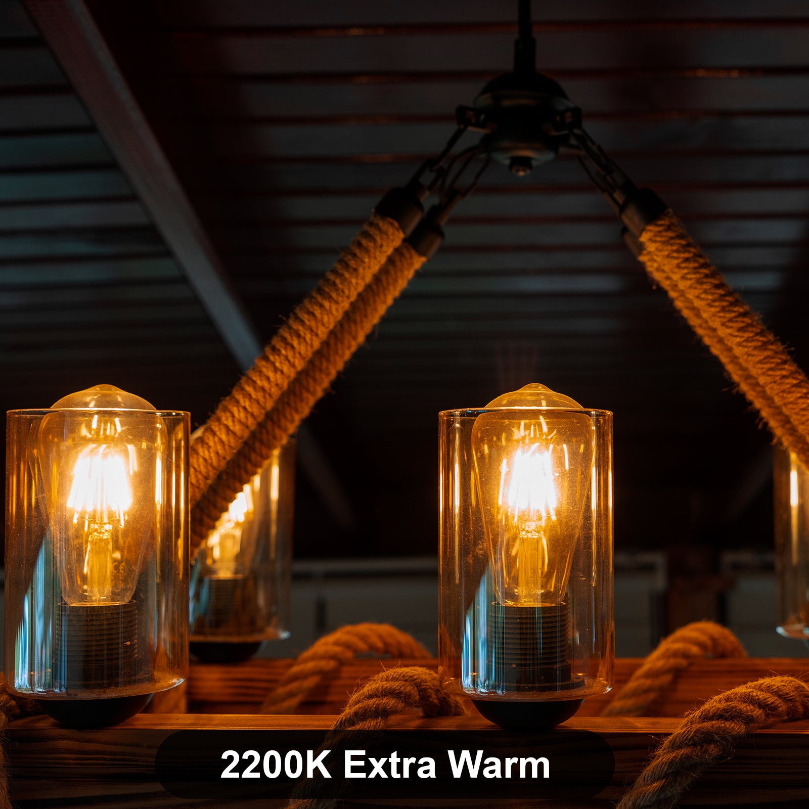 LED Filament ST64 4.5W (35w), BC/B22, 400 Lumens, Extra Warm White(2200K), 240V