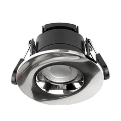 3CCT, Fire Rated Downlight, 6W ,540lm, Dim, Brushed Nickel, IP65 