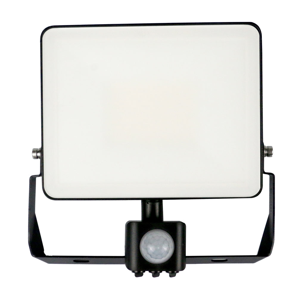 Frameless 30W Floodlight, 3600lm, 6500K, PIR, IP65