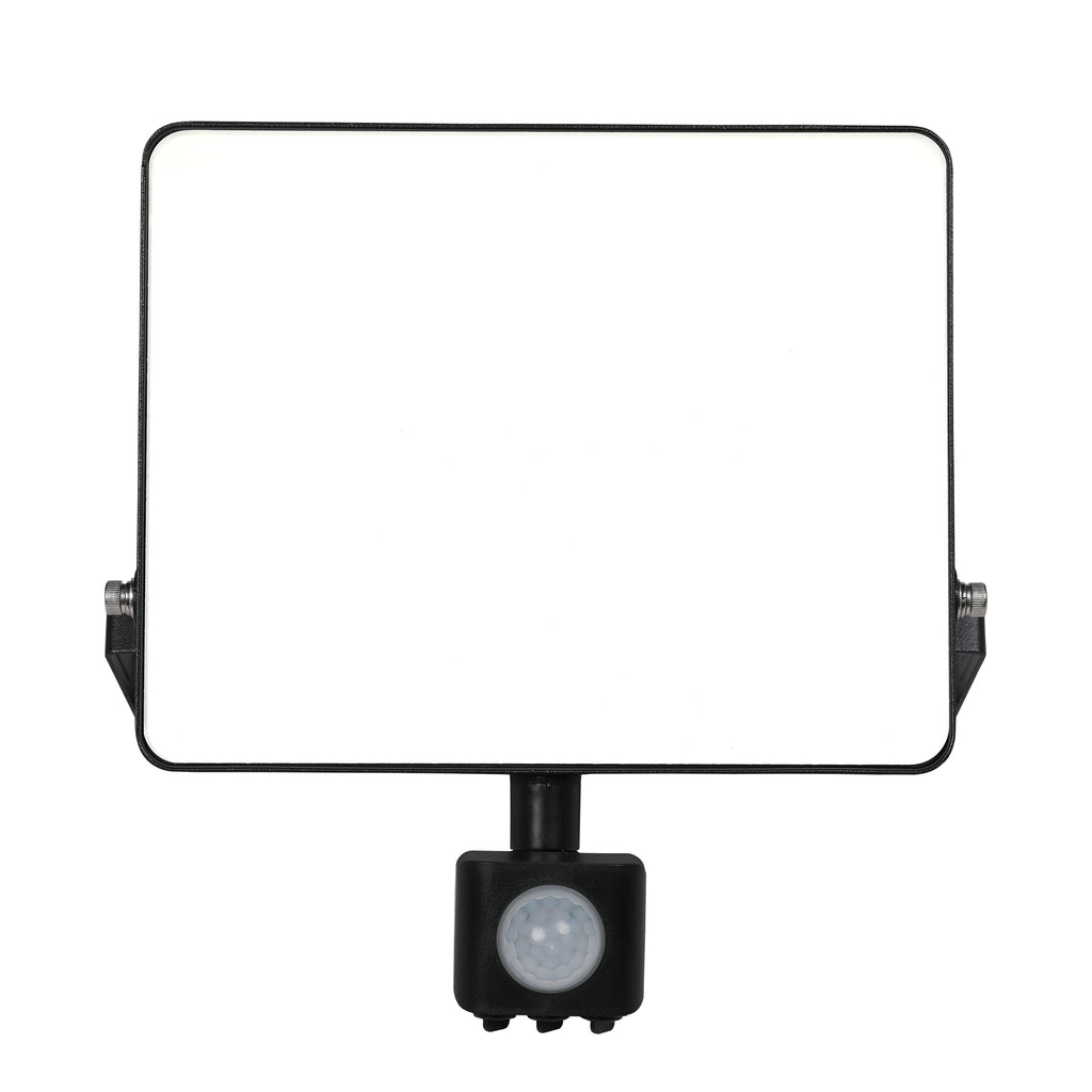 Frameless 50W Floodlight, 6000lm, 6500K, PIR, IP65