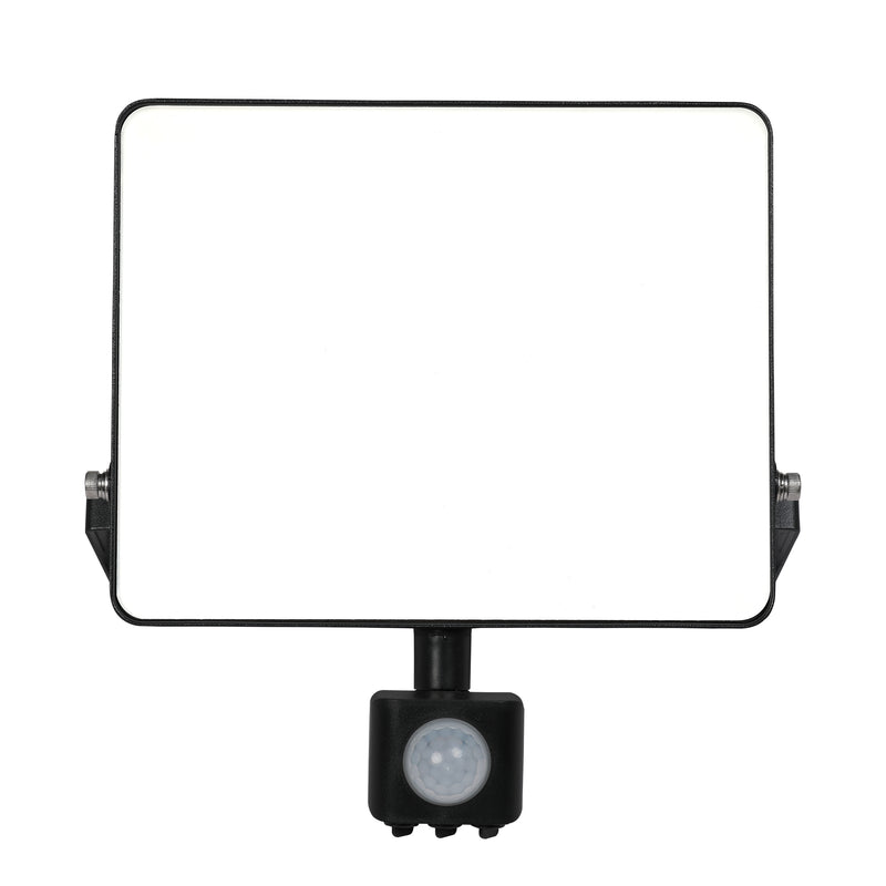Frameless 50W Floodlight, 6000lm, 6500K, PIR, IP65