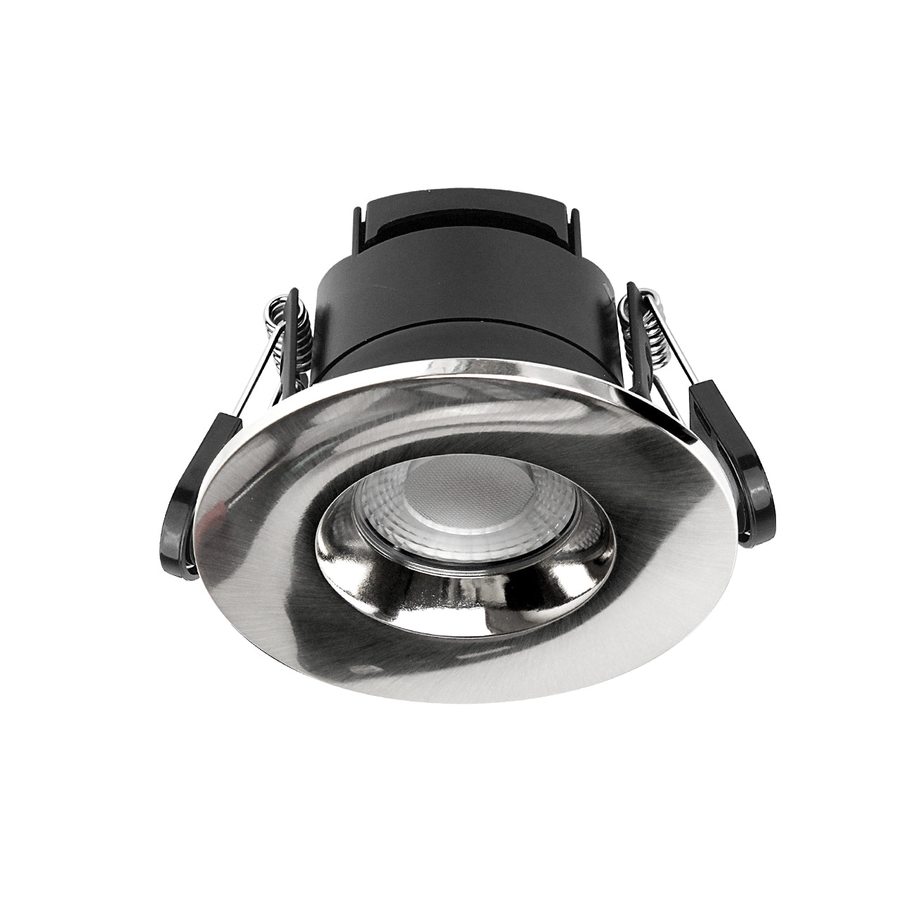 6W CCT3, Fire Rated Downlight, 540lm, Dim, Brushed Nickel, IP65