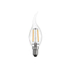 2.5W LED Filament, Flame,  E14,250lm, Non-Dim, 2700K1
