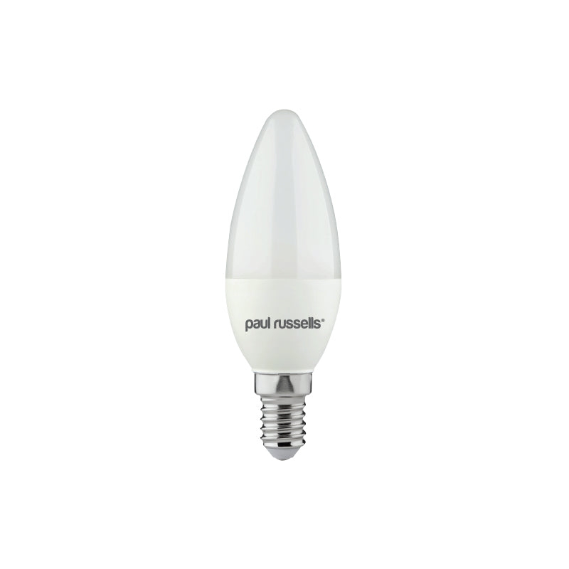 4.9W LED Candle, E14, 470lm, Non-Dim, 6500K