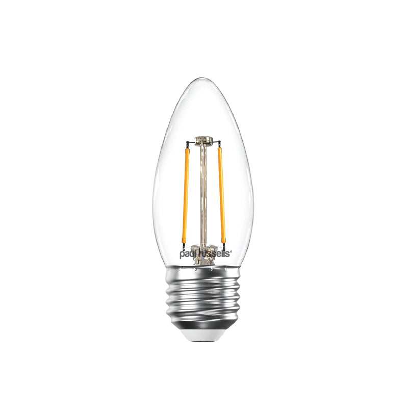 2.5W LED Filament, Candle, E27, 250lm, Non-Dim, 2700K
