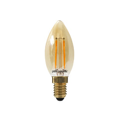 2.5W LED Filament, Candle, 200lm, E14, Non-Dim, 2200K 