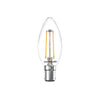 2.5W LED Filament, Candle, B15, 250lm, Non-Dim, 2700K1