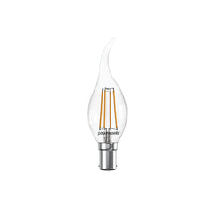 4.5W LED Filament, Flame, B15, 470lm, Non-Dim, 2700K 