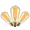 4.5W LED ST64, E27, 380lm, Dimmable, 2200K (3 Pack)5