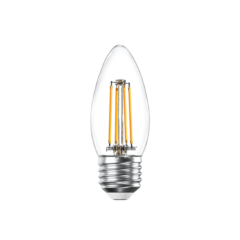 4.5W LED Filament, Candle, E27, 470lm, Non-Dim, 2700K