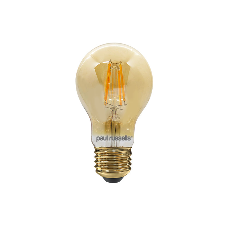 7W LED Filament, GLS, E27, 680lm, Non-Dim, 2200K