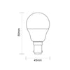 5.5W LED Golf,B15, Dimmable, 470lm, 4000K3