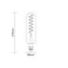 4.5W LED T65, E27, 250lm, Dimmable, 1800K10