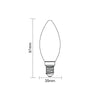 4.5W LED Filament, Candle, E14, 470lm, Non-Dim, 2700K4
