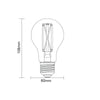 7.2W LED GLS, E27, 640lm, Dimmable, 2700K (3 Pack)8