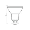 4.5W LED GU10, 345lm, 38°, Non-Dim, 3000K4