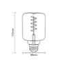 4W LED V95, E27, 250lm, Dimmable, 1800K8