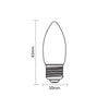 4.5W LED Filament, Candle, E27,400lm, Non-Dim, 2200K3