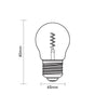 2.5W LED Golf, E14, 135lm, Dimmable, 1800K7