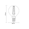 5.9W LED Golf, E14, 550lm, Dimmable, 2700K (3 Pack)8