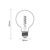 4W LED G80, E27, 250lm, Dimmable, 1800K7