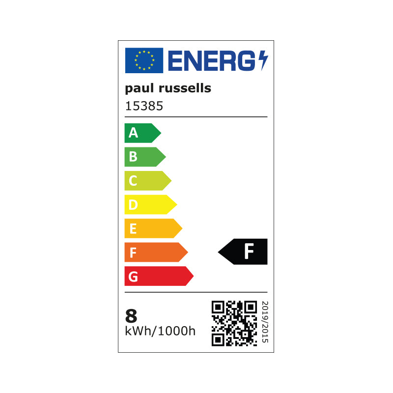 8W LED GLS,  E27, 806lm, Non-Dim, 6500K
