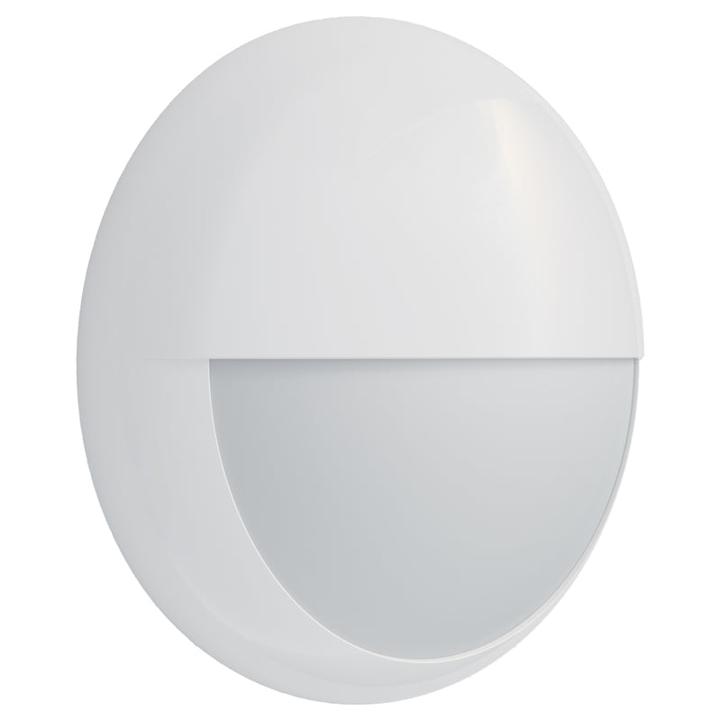3CCT Bulkhead Bezel, Eyelid White, IP65, B3 SERIES