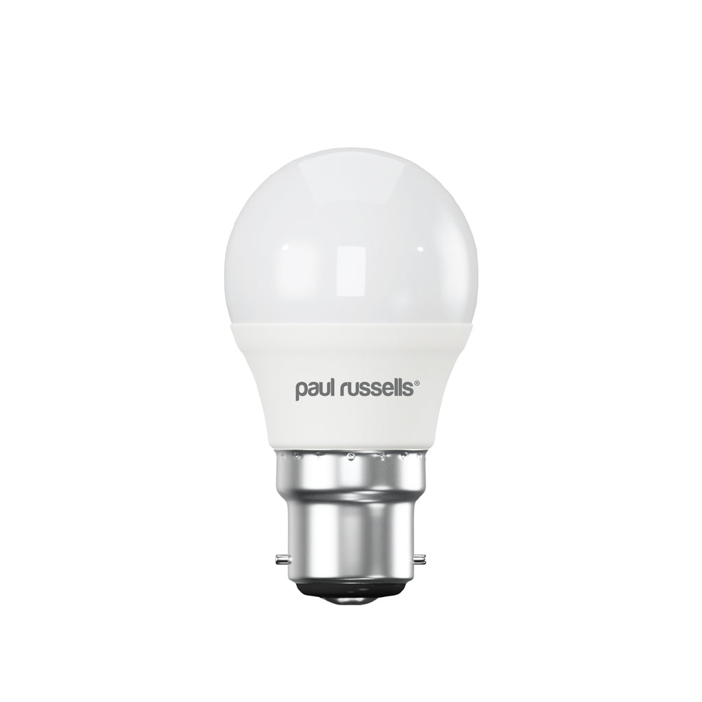 4.9W LED Golf, B22, 470lm, Non-Dim, 6500K