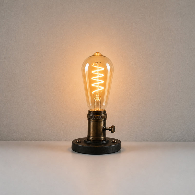4W LED ST64, E27, 250lm, Dimmable, 1800K Lit