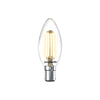 4.5W LED Filament, Candle, B15, 470lm, Non-Dim, 2700K2