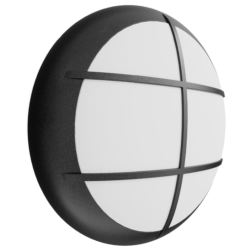 3CCT Bulkhead Bezel, Grill Black, IP65, B3 SERIES