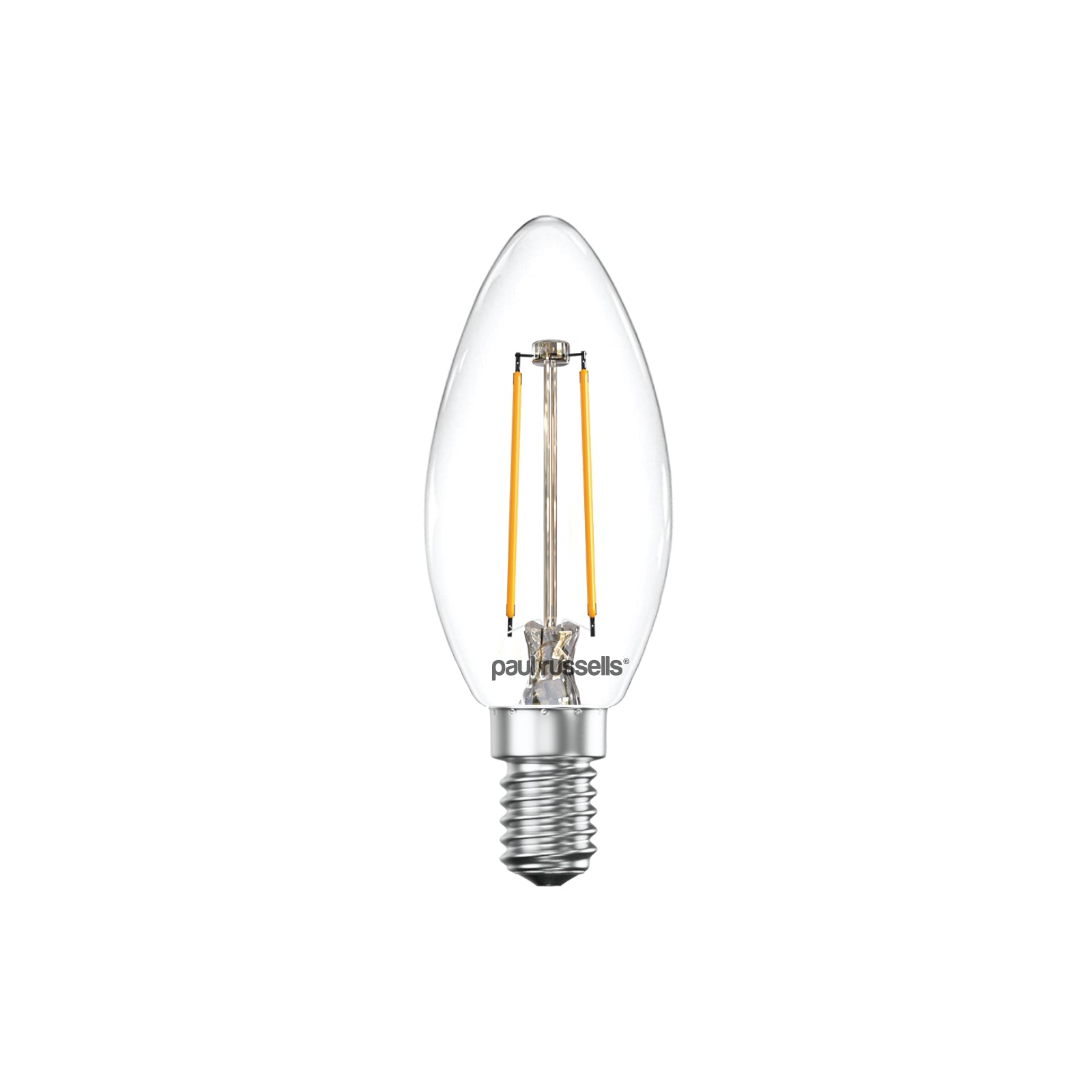 LED Filament Candle 2.5W (25w), SES/E14, 250 Lumens, Warm White(2700K), 240V