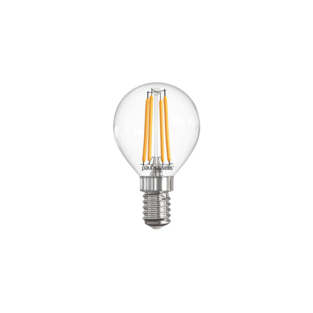 4.5W LED Filament, Golf, E14, 470lm, Non-Dim, 2700K