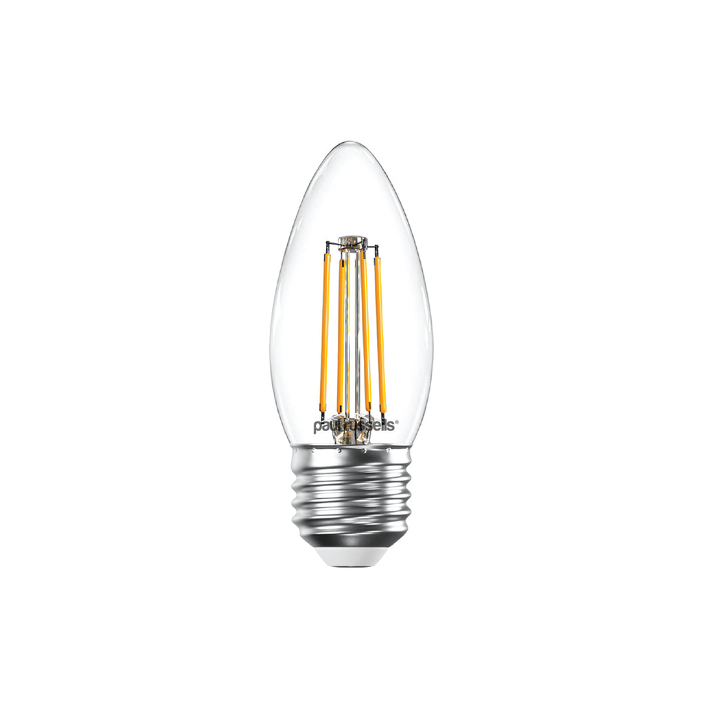 4.5W LED Filament, Candle, E27, 470lm, Non-Dim, 2700K