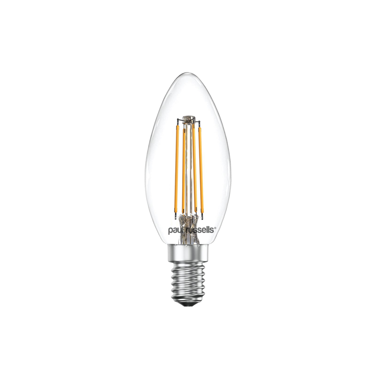 LED Filament Candle 4.5W (40w), SES/E14, 470 Lumens, Warm White(2700K), 240V
