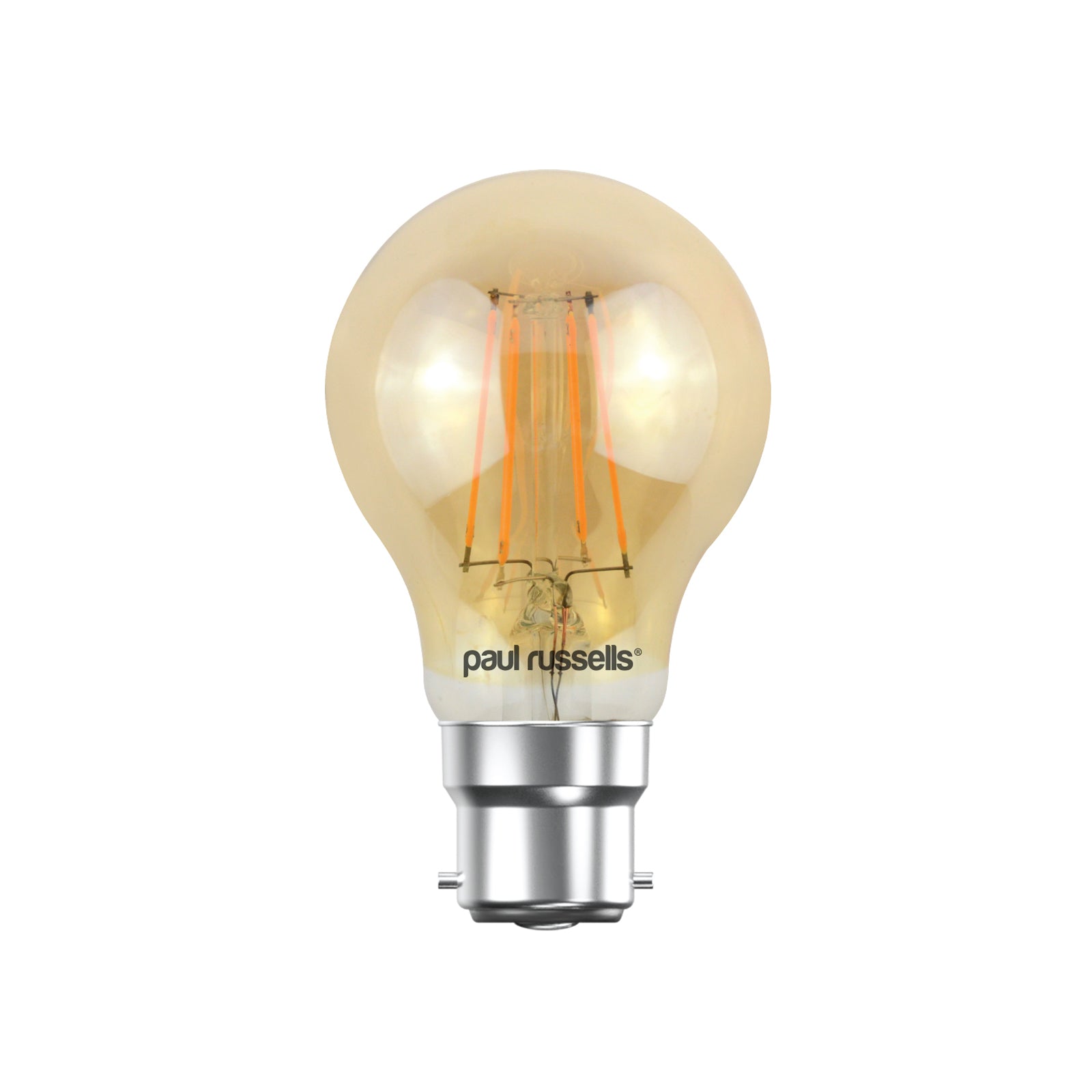 LED Filament GLS 7W (50w), BC/B22, 680 Lumens, Extra Warm White(2200K), 240V