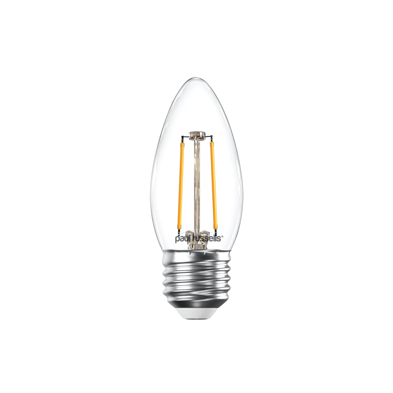 LED Filament Candle 2.5W (25w), ES/E27, 250 Lumens, Warm White(2700K), 240V