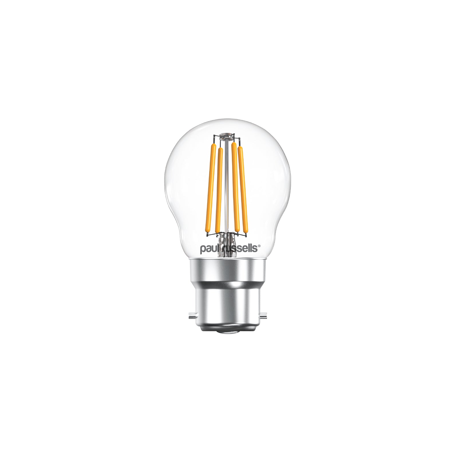 LED Filament Golf 4.5W (40w), BC/B22, 470 Lumens, Warm White(2700K), 240V