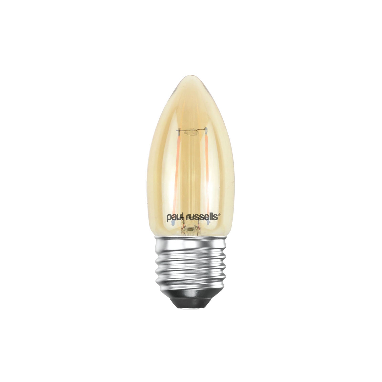 LED Filament Candle 2.5W (20w), ES/E27, 200 Lumens, Extra Warm White(2200K), 240V