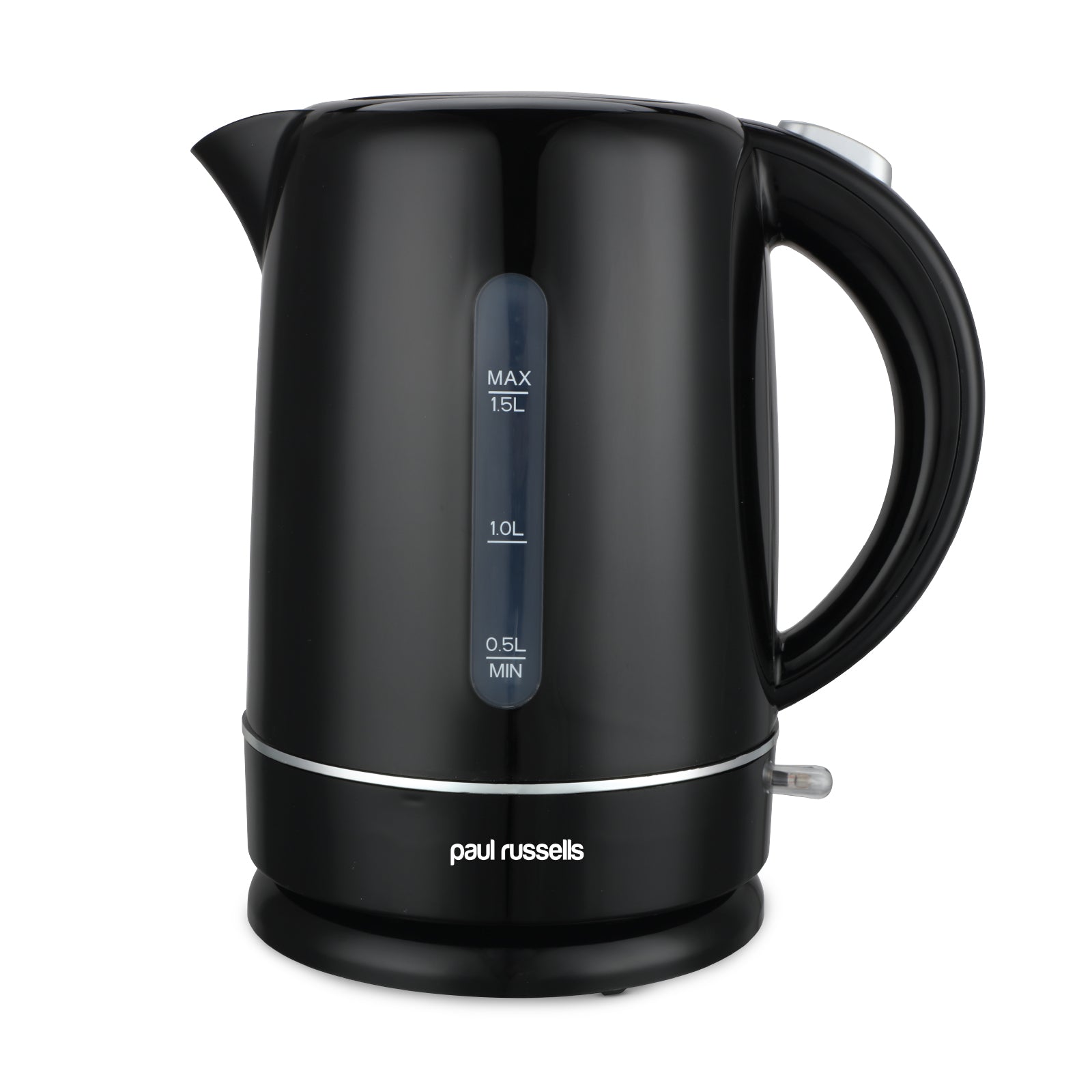 Paul Russells 3000W Cordless Electric Kettle - Ideal for Tea or Coffee Enthusiasts, 1.5L Capacity, Auto Shut Off, Transparent Water Window, 360° Swivel Base, Effortless Auto Lid Opening