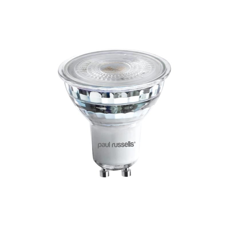 4.5W LED GU10,Glass, 480lm, 38°, Dimmable,  2700K