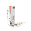 4.5W LED Filament, Flame, B15, 470lm, Non-Dim, 2700K3